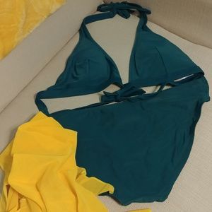 2 piece Bathing Suit with Wrap